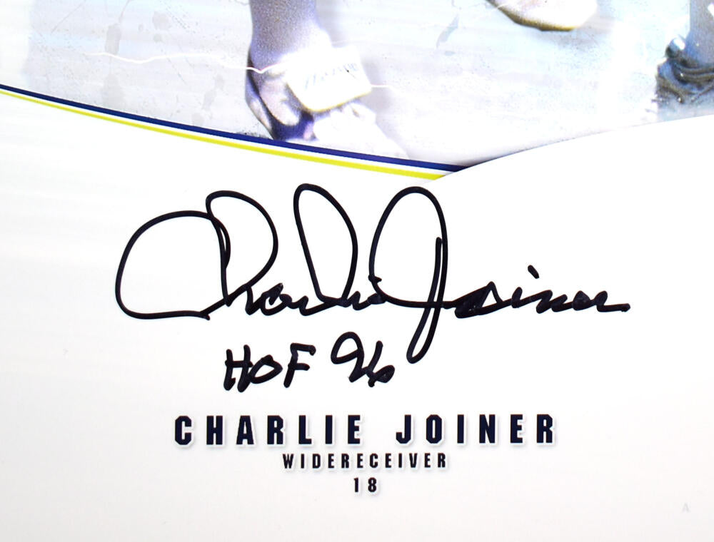 Autographed Charlie Joiner 8x10 San Diego Chargers Photo