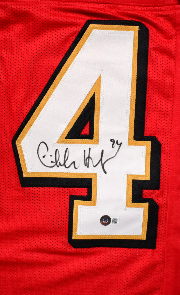 Charles Haley Autographed Red Pro Style Jersey- Beckett W Hologram Black at  's Sports Collectibles Store