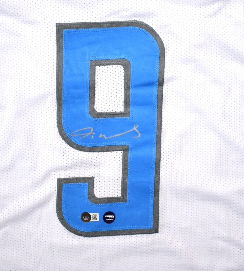 Jameson Williams Detroit Lions Signed Autographed Blue Custom