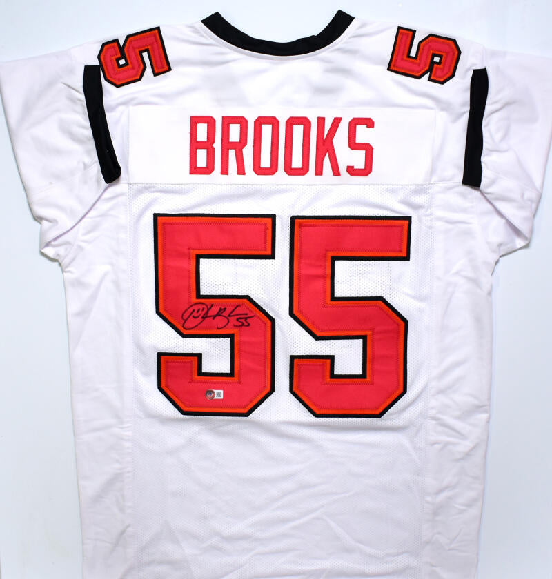 Derrick Brooks Autographed White Pro Style Jersey - Beckett W Hologram –  The Jersey Source