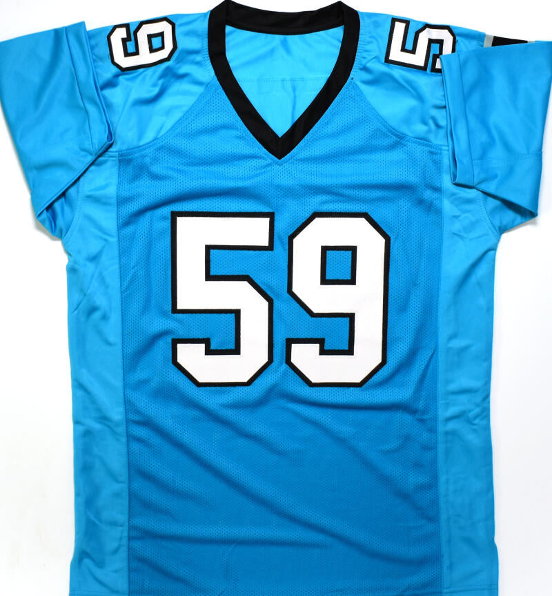 Luke Kuechly Autographed Light Blue Pro Style Jersey *5 - Beckett W Ho –  The Jersey Source