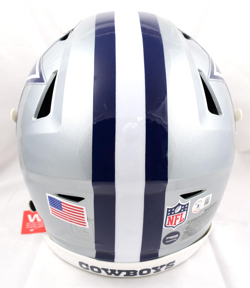 Emmitt Smith Autographed Dallas Cowboys Full Size Lunar SpeedFlex Helm –  The Jersey Source