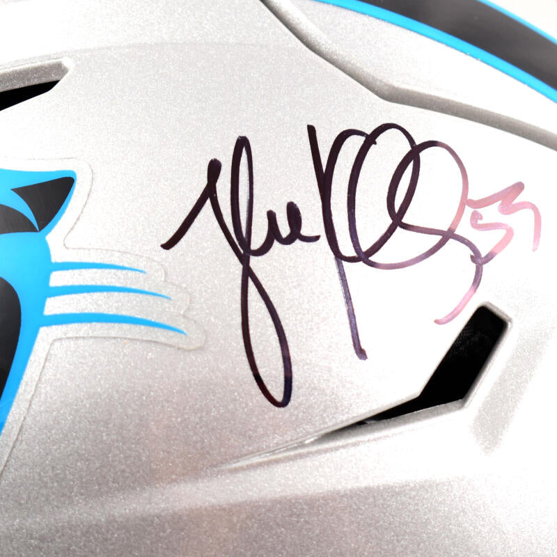 Luke Kuechly Signed Carolina Panthers Flat Black Speed Full-Size Repli — RSA