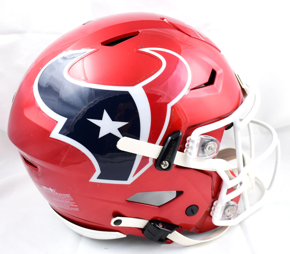 JJ Watt Autographed Houston Texans Flash Speed Mini Helmet- Beckett W – The  Jersey Source