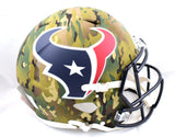 JJ Watt Autographed Houston Texans F/S Camo Speed Authentic Helmet-Beckett W Hologram *White Image 2