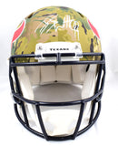 JJ Watt Autographed Houston Texans F/S Camo Speed Authentic Helmet-Beckett W Hologram *White Image 4
