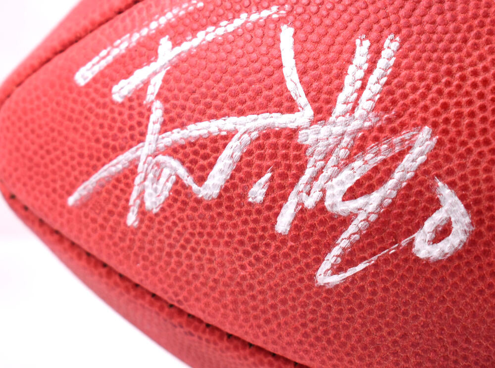 Kurt Warner signed The Duke Replica NFL Football autograph (A