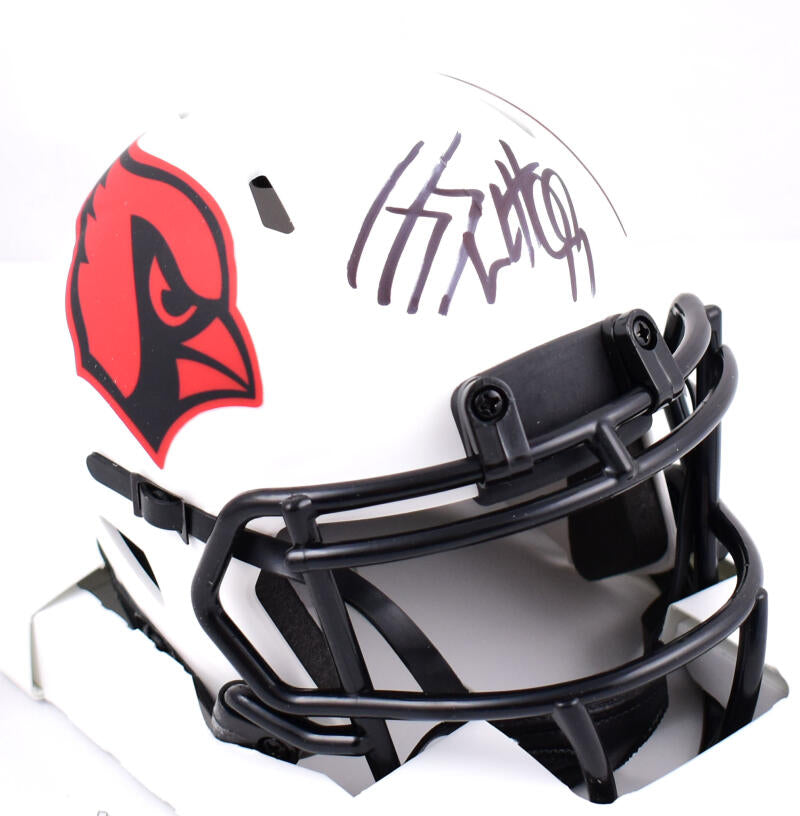 JJ Watt Autographed Arizona Cardinals Lunar Speed Mini Helmet