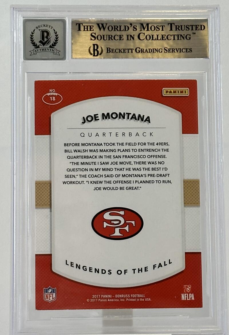 Legends of The Fall: Joe Montana