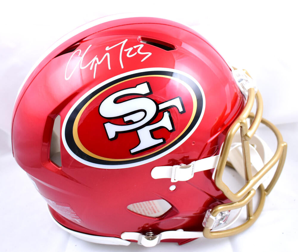 Christian McCaffrey Autographed San Francisco 49ers F/S Speed Authenti –  The Jersey Source