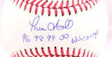 Paul O'Neill Autographed Rawlings OML Baseball w/4x WS Champ - Beckett W Hologram *Blue Image 2