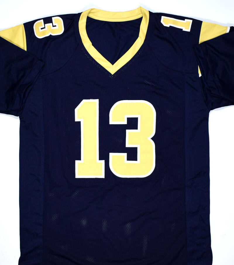 Kurt Warner St Louis Rams Signed Autograph Custom Jersey INSCRIBED JSA