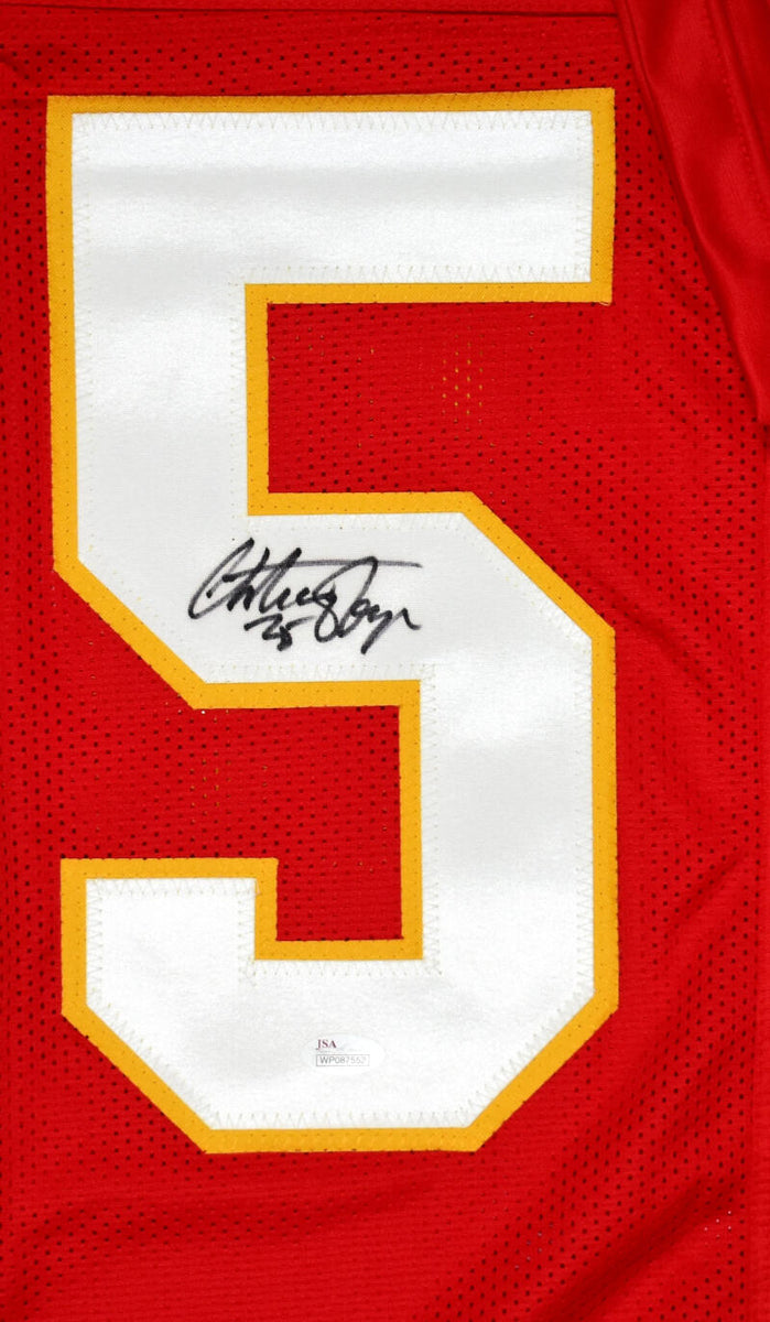 Christian Okoye Autographed Red Pro Style Jersey- JSA W *Black – The Jersey  Source