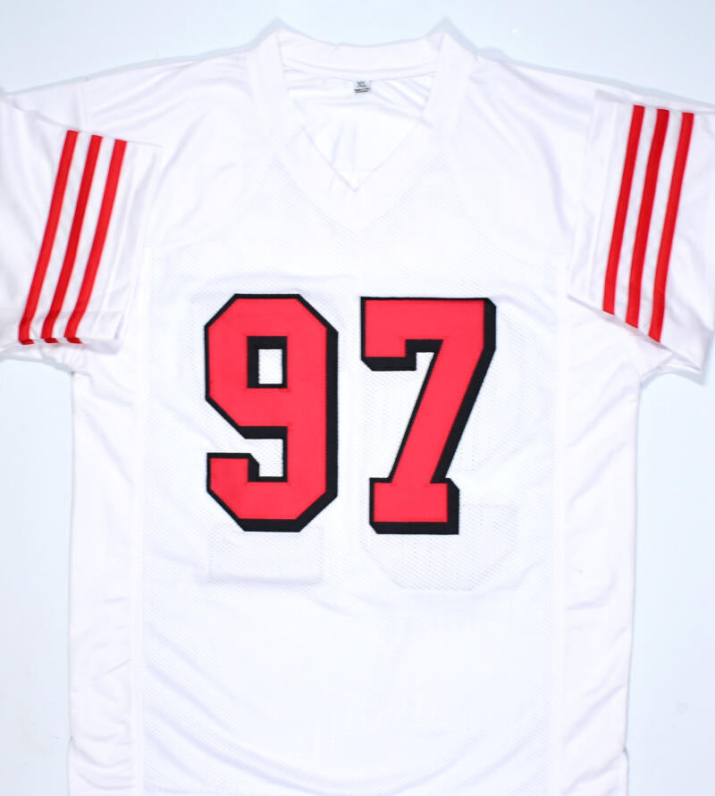 Deebo Samuel Signed White Jersey With Black Outline (#1) (JSA) – GSSM