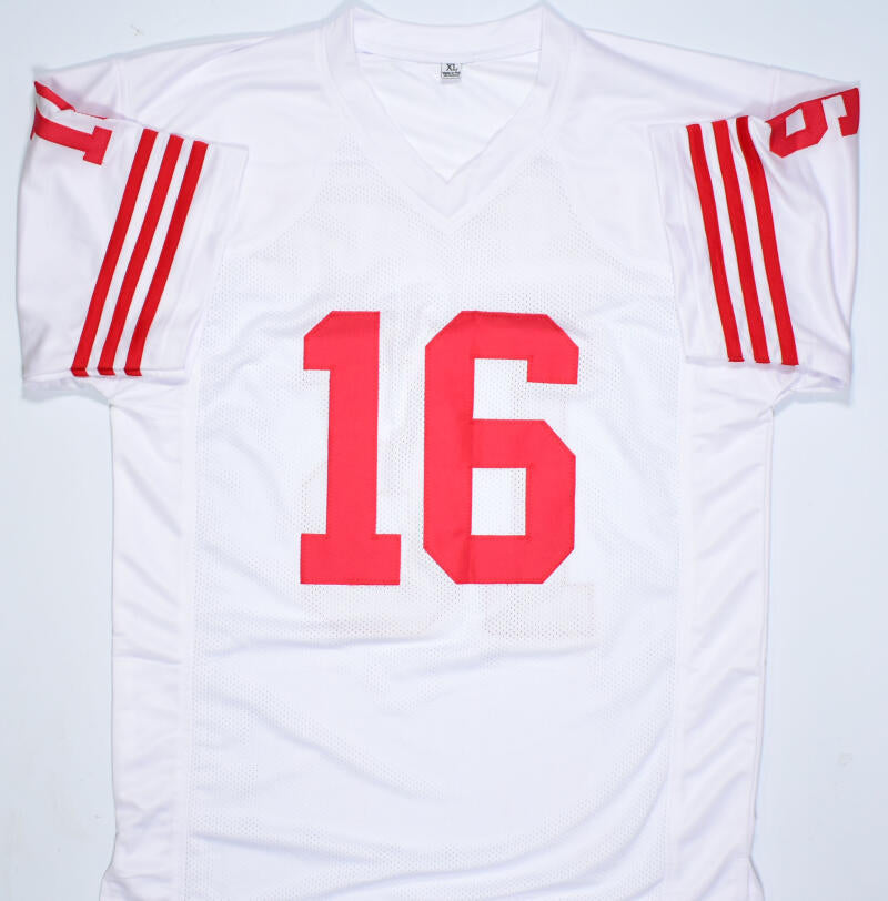 Joe Montana Authentic Signed White Pro Style Jersey Autographed JSA