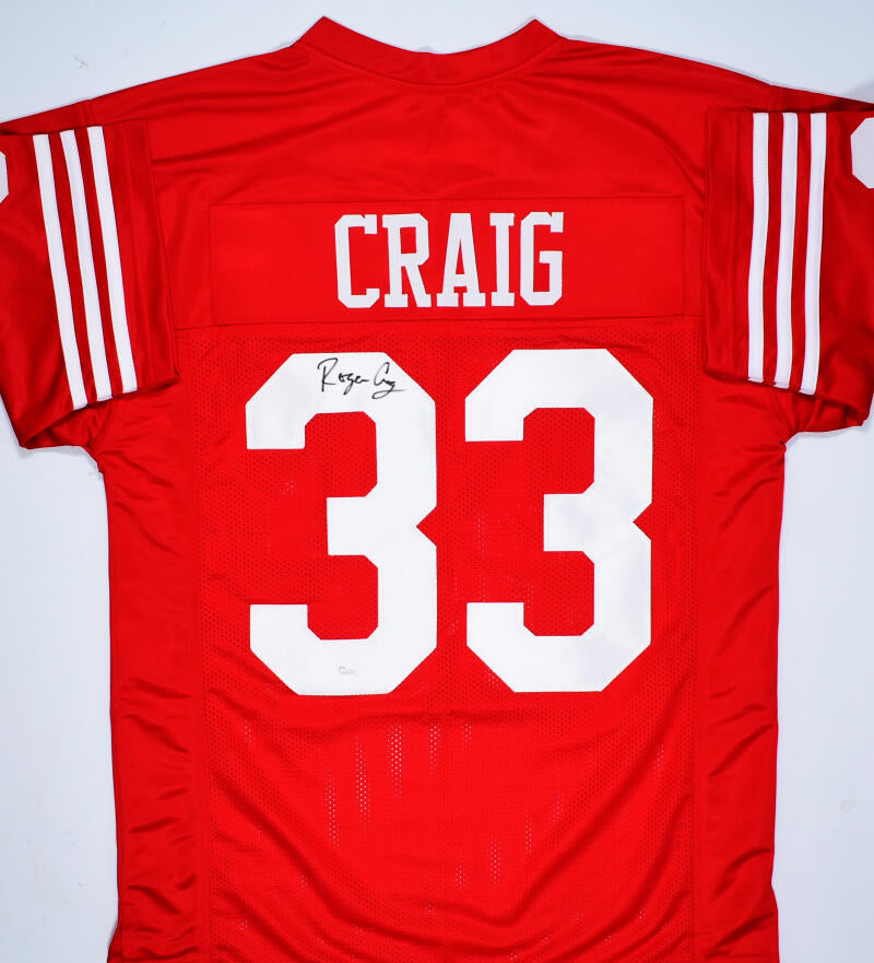 roger craig autographed jersey