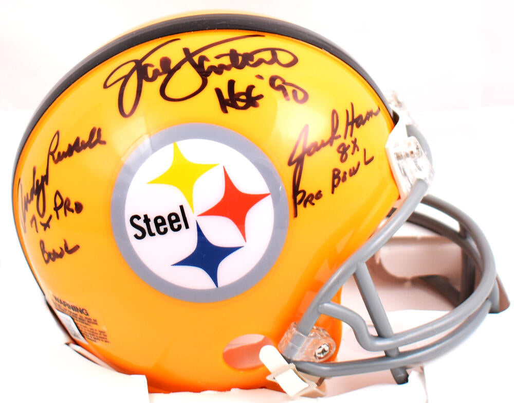 Jack Ham autographed Football Helmet (Pittsburgh Steelers)