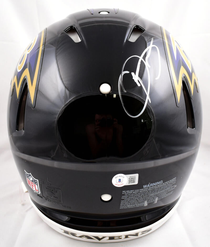 Odell Beckham Jr. Baltimore Ravens Autographed Riddell Speed Mini Helmet