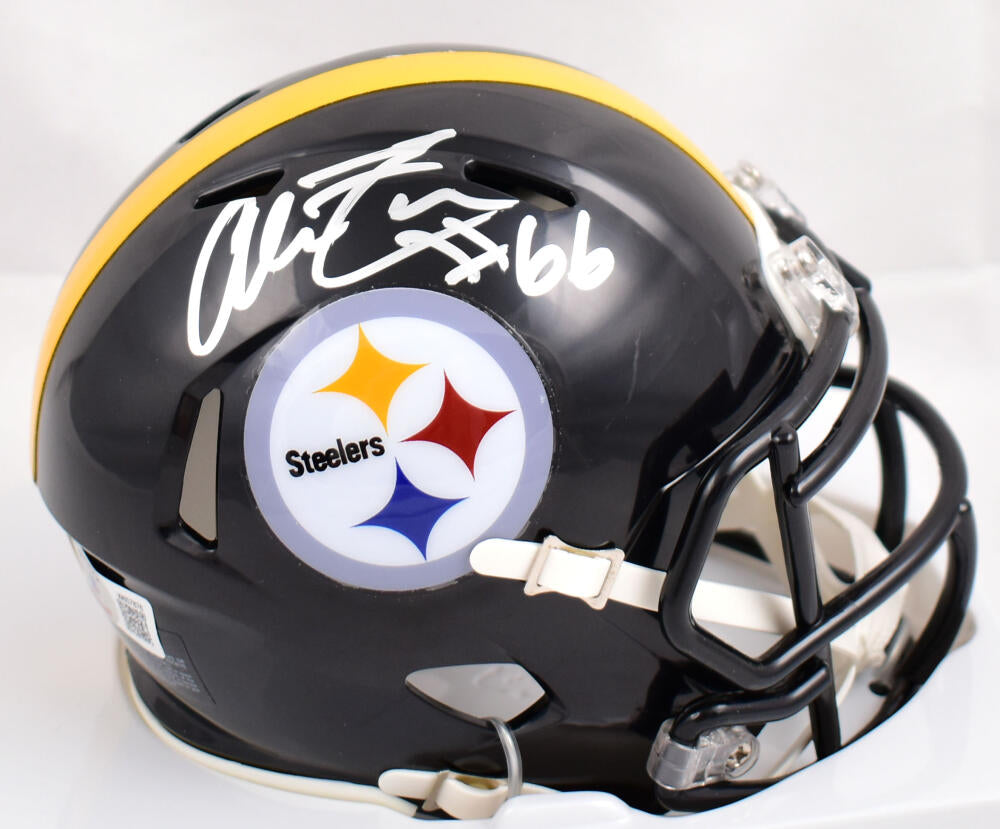 Alan Faneca Autographed Pittsburgh Steelers Speed Mini Helmet-Beckett – The  Jersey Source