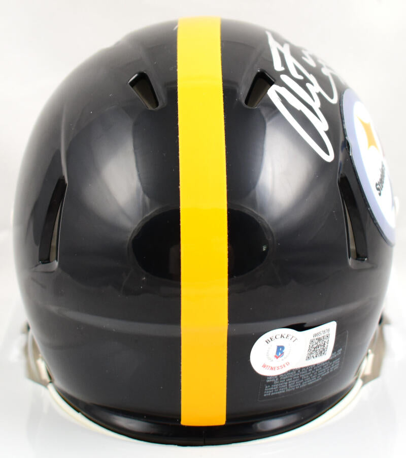 Alan Faneca Autographed Pittsburgh Steelers Lunar Speed Mini Helmet-Be –  The Jersey Source