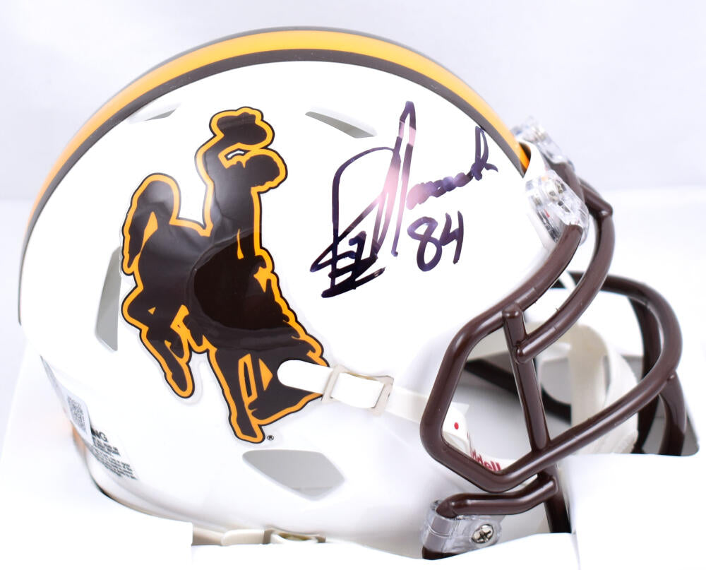 Jay Novacek Autographed Wyoming Cowboys Speed Mini Helmet - Beckett W – The  Jersey Source