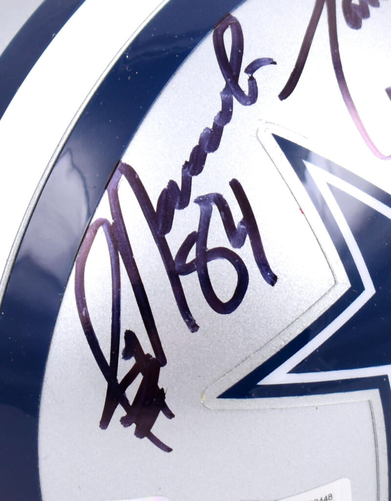 Jay Novacek Dallas Cowboys Autographed Riddell Speed Mini Helmet