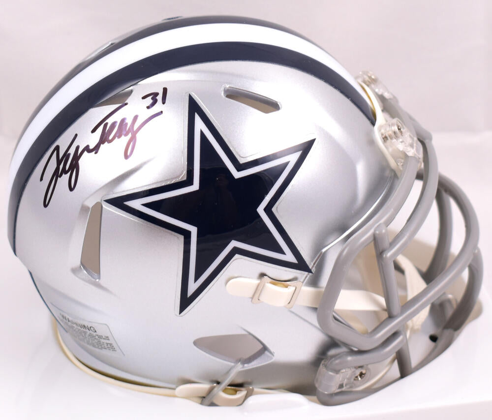 George Teague Autographed Dallas Cowboys Speed Mini Helmet - Prova *Bl –  The Jersey Source