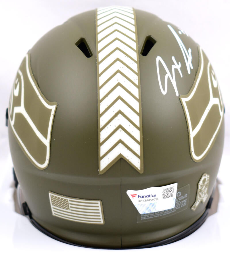 Jaxon Smith-Njigba Autographed Seattle Seahawks Salute to Service Spee –  The Jersey Source