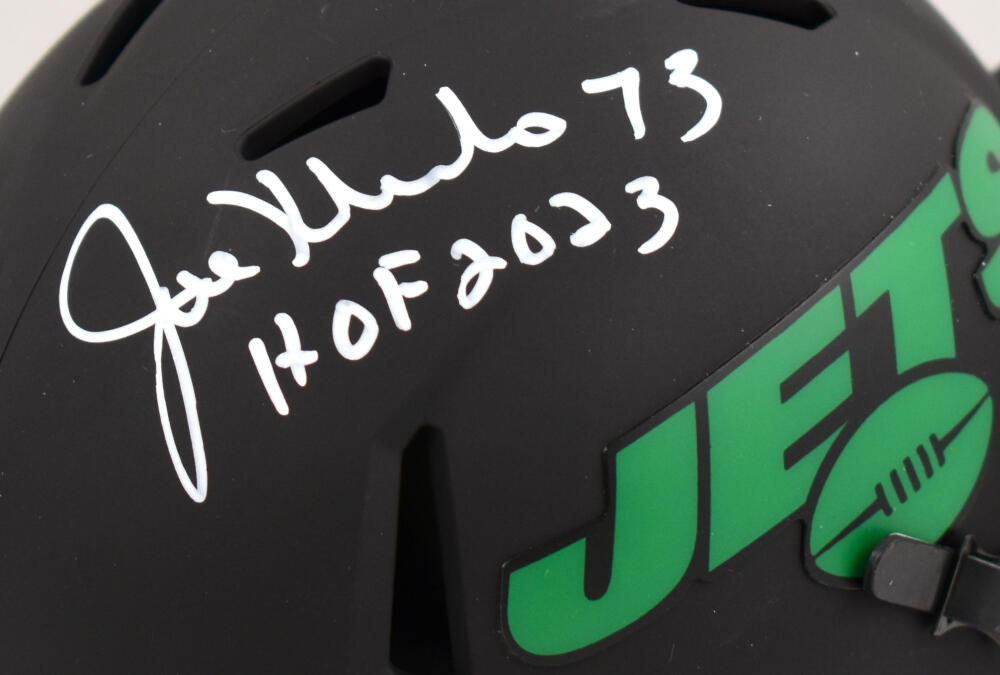 Joe Klecko Autographed New York Jets Eclipse Mini Helmet –