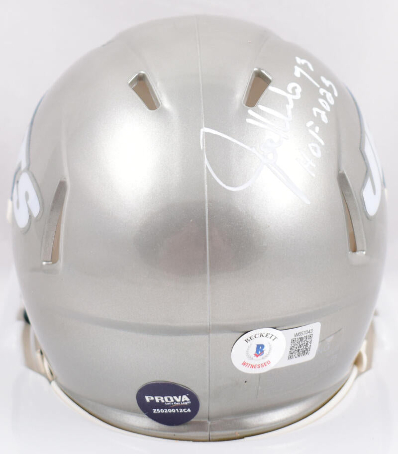 Joe Klecko Autographed New York Jets Speed Mini Helmet w/HOF-Beckett W –  The Jersey Source