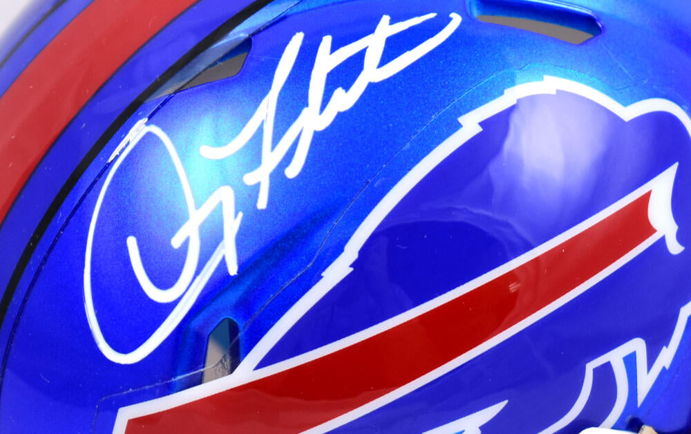 Doug Flutie Autographed Buffalo Bills Flash Mini Helmet Beckett