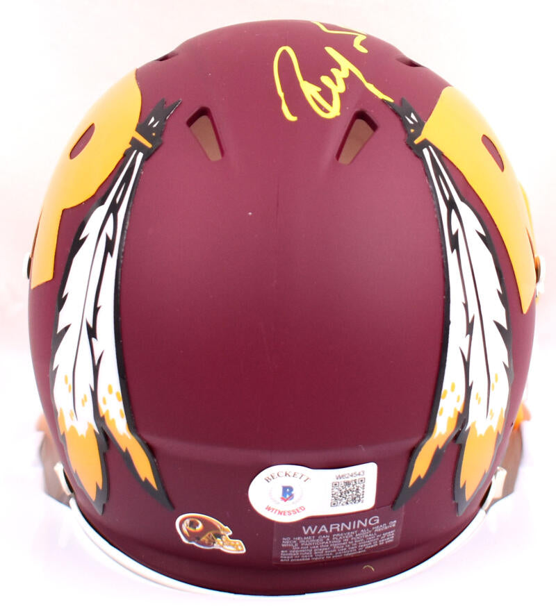 Ricky Sanders Autographed Washington Speed Mini Helmet w/HTTR- Beckett –  The Jersey Source