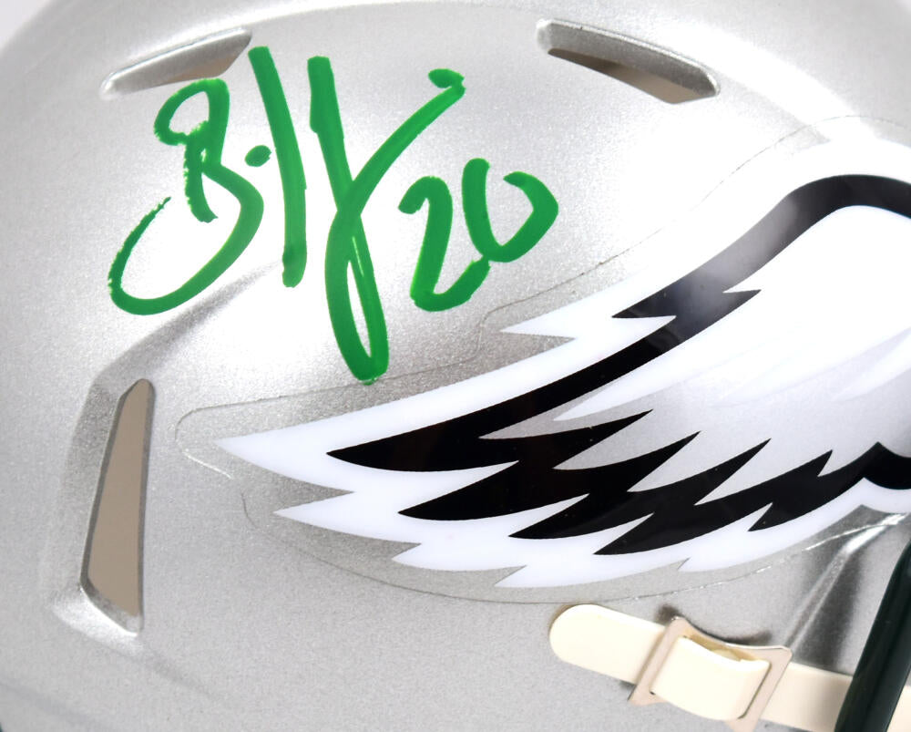 Brian Dawkins Autographed Signed Eagles Authentic Lunar Speed Mini Helmet  Beckett Witnessed