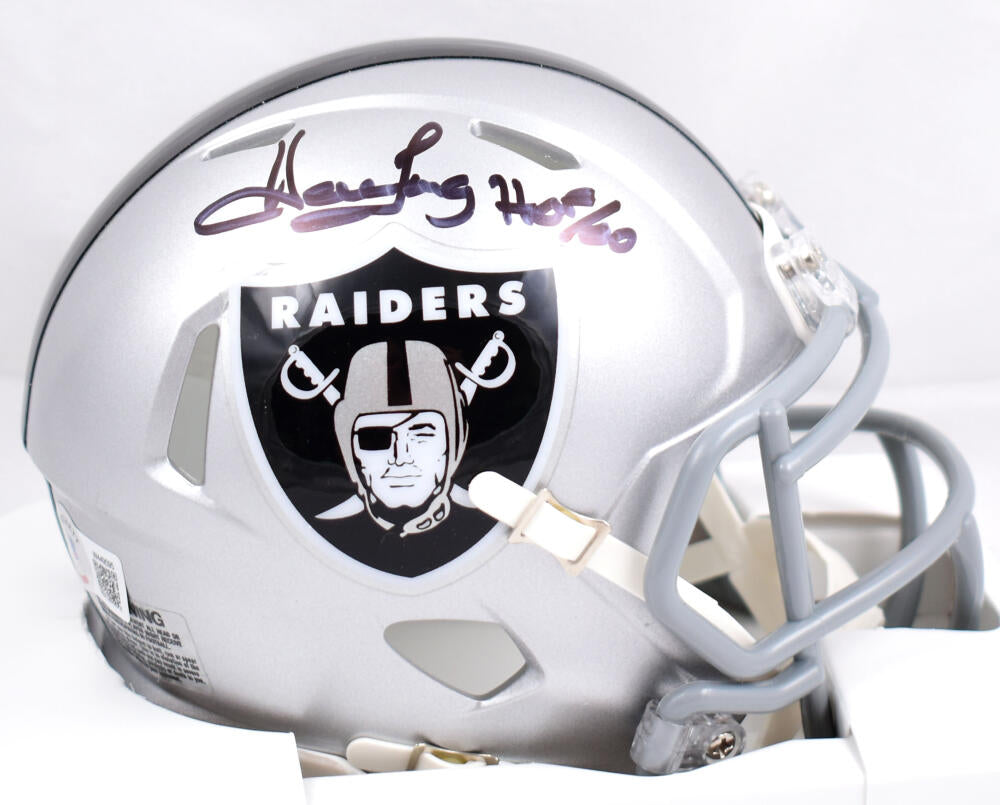 Howie Long Signed Raiders Mini Helmet (Beckett)