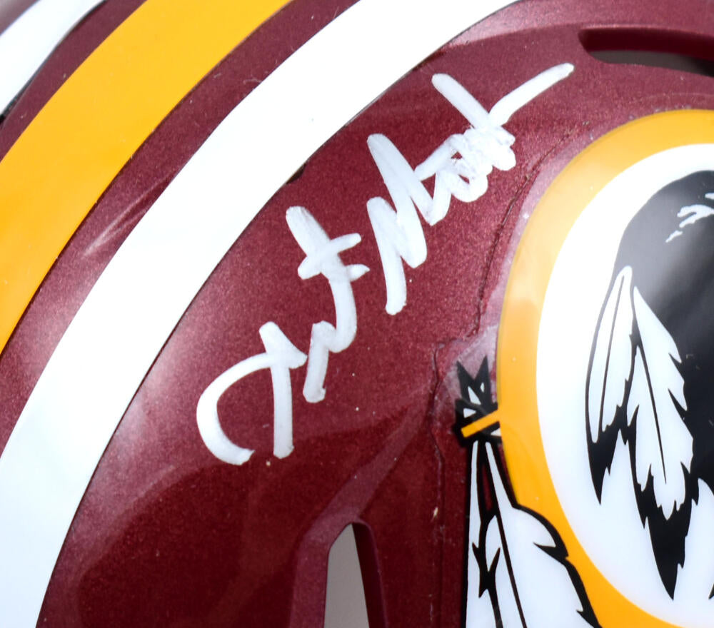 Art Monk Autographed Signed Washington Eclipse Speed Mini Helmet With HOF-  Beckett W Holo