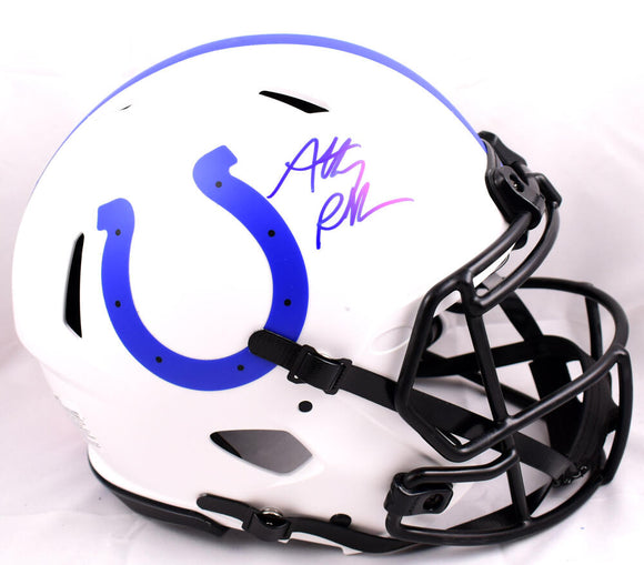 Anthony Richardson Autographed Indianapolis Colts F/S Lunar Speed Authentic Helmet - Fanatics *Blue Image 1