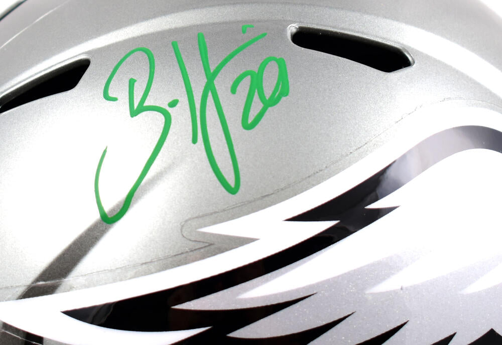 Brian Dawkins Signed Philadelphia Eagles Flash Speed Authentic Helmet  Beckett