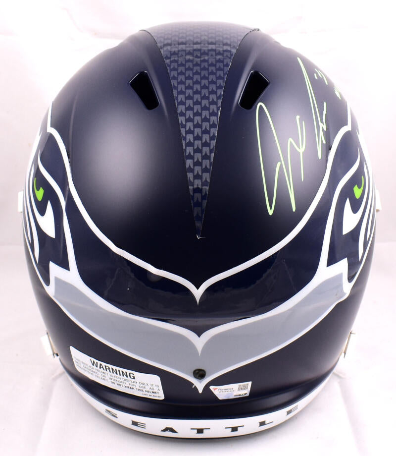 Jaxon Smith-Njigba Autographed Seattle Seahawks F/S Speed Helmet- Fana –  The Jersey Source