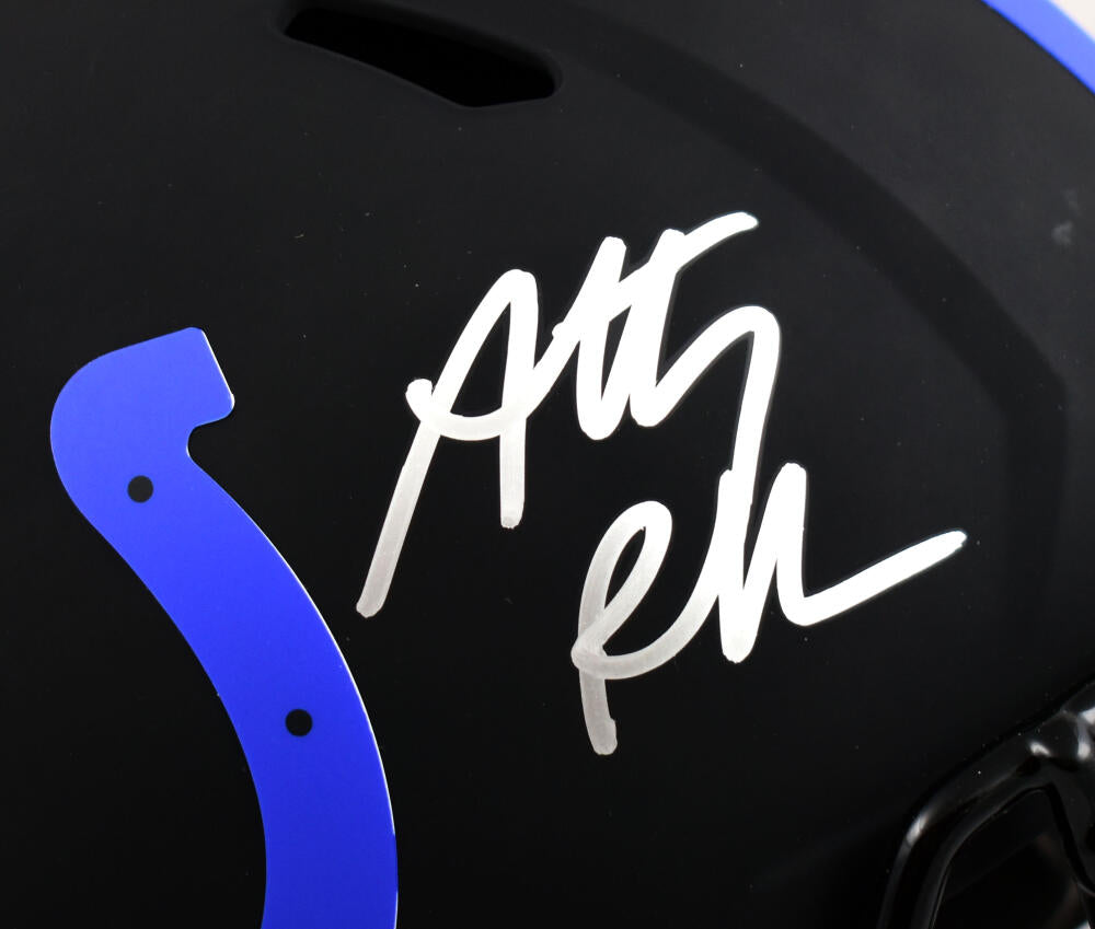 Anthony Richardson Autographed Colts Lunar Eclipse Mini Speed Helmet  Fanatics - Game Day Legends