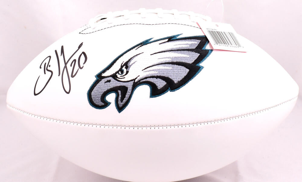 brian dawkins signed football