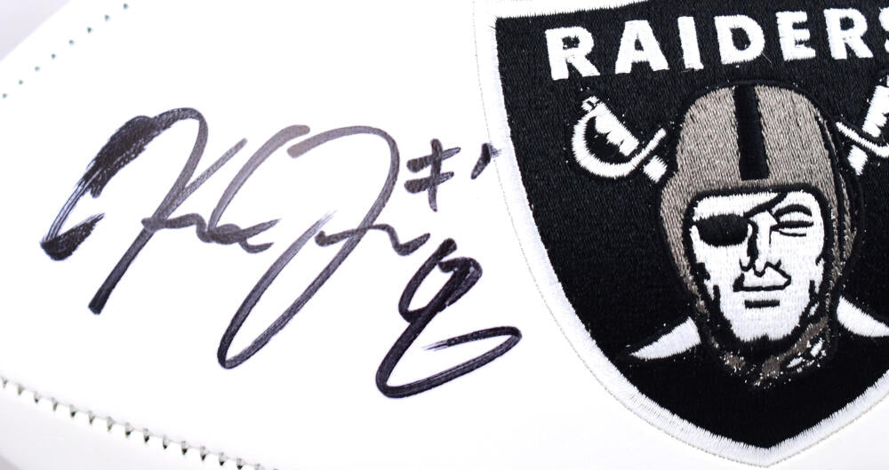 Josh Jacobs Autographed Las Vegas Oakland Raiders Logo