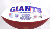 Jalin Hyatt Autographed New York Giants Logo Football- Beckett W Hologram *Black Image 3