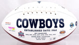 Roy Williams Autographed Dallas Cowboys Logo Football w/America's Team-Beckett W Hologram *Black Image 4