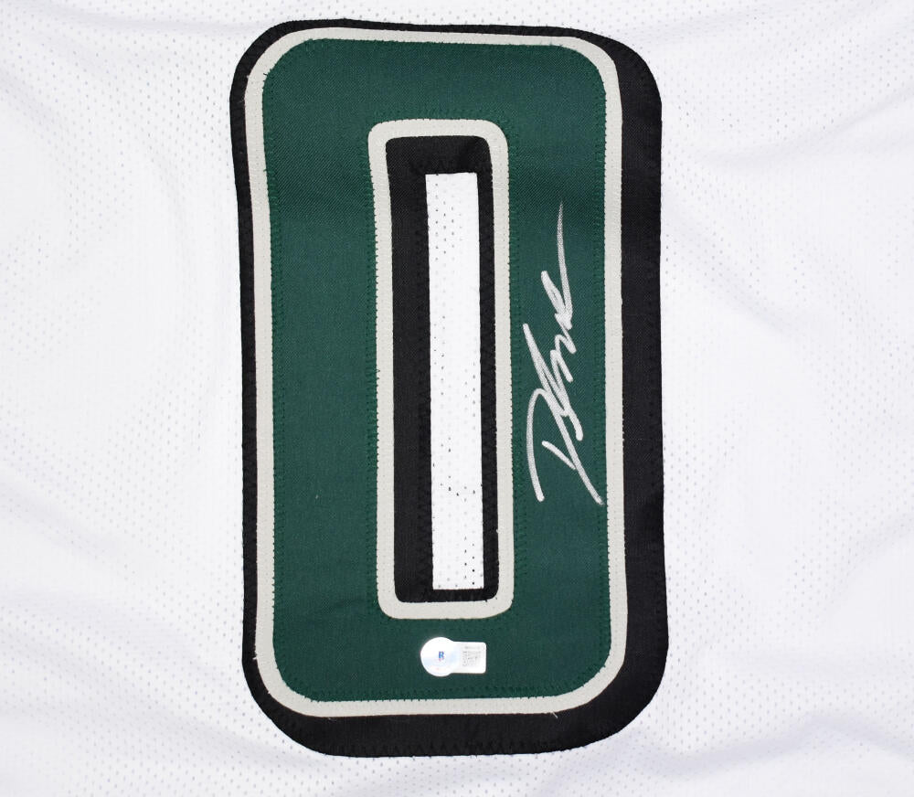 D'Andre Swift Autographed Green Pro Style Jersey - Beckett W Hologram – The  Jersey Source