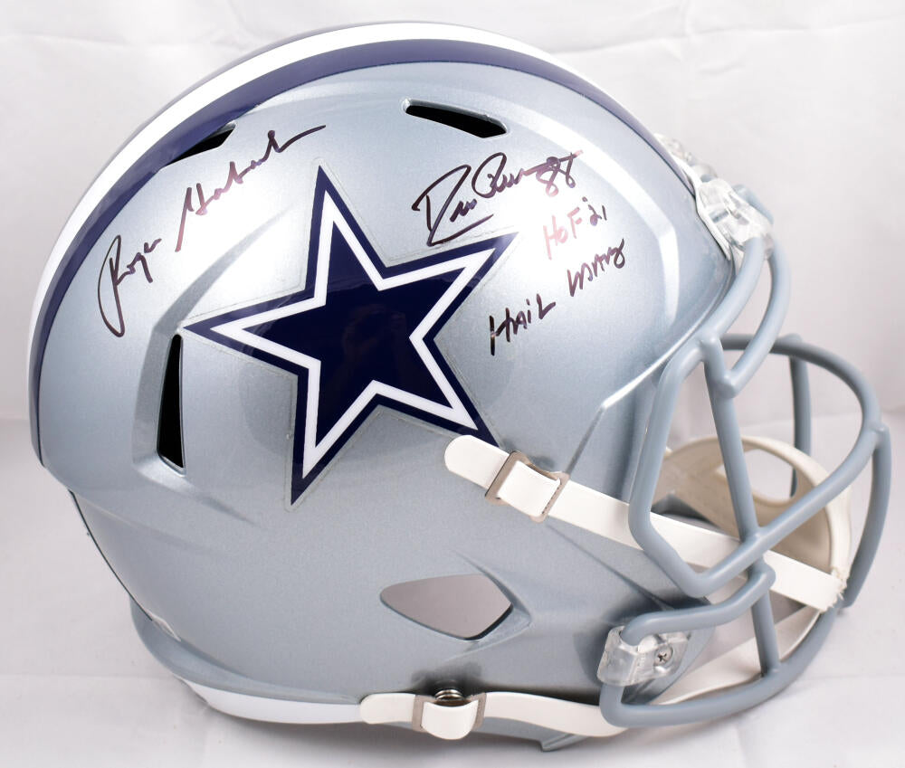 Drew Pearson Dallas Cowboys Fanatics Authentic Autographed Riddell