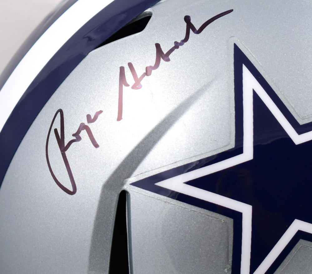 Drew Pearson Roger Staubach Autographed Dallas Cowboys F/S Speed Helme –  The Jersey Source