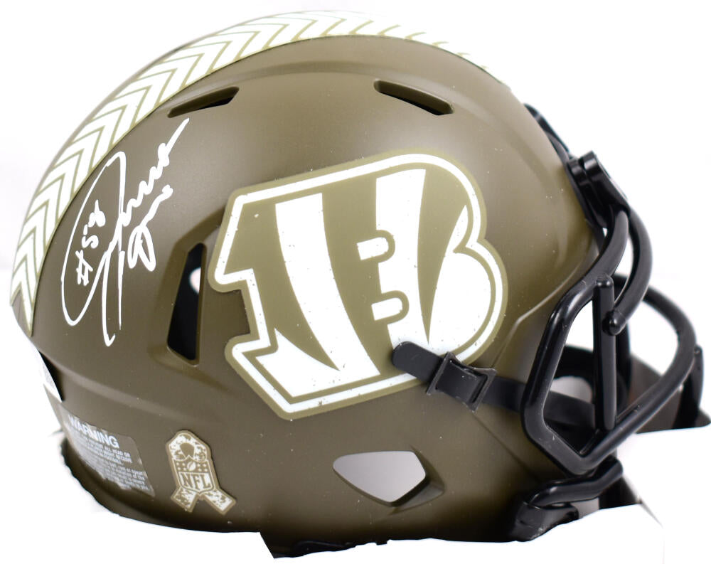 Cincinnati Bengals SALUTE TO SERVICE Revolution Speed Mini Football Helmet