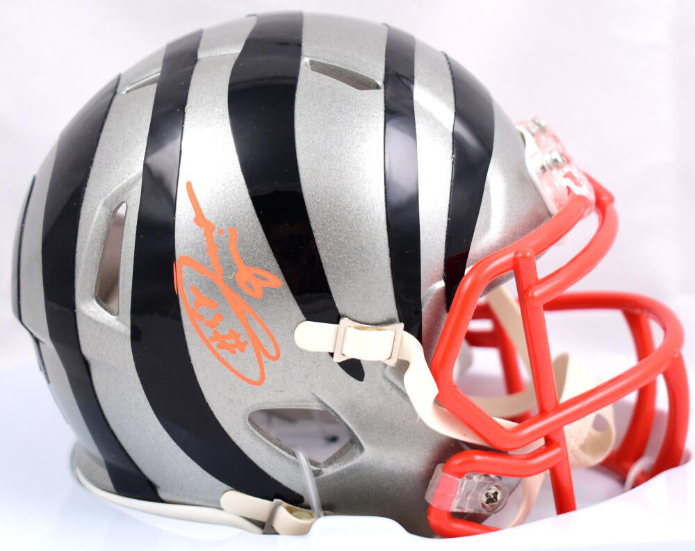 Joseph Ossai Signed Cincinnati Bengals Speed Mini Helmet Beckett