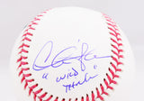 Charlie Sheen Corbin Bernsen Autographed Rawlings OML Baseball w/insc.- Beckett W Hologram *Blue Image 3
