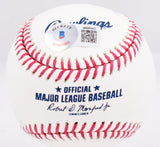 Charlie Sheen Corbin Bernsen Autographed Rawlings OML Baseball w/insc.- Beckett W Hologram *Blue Image 4